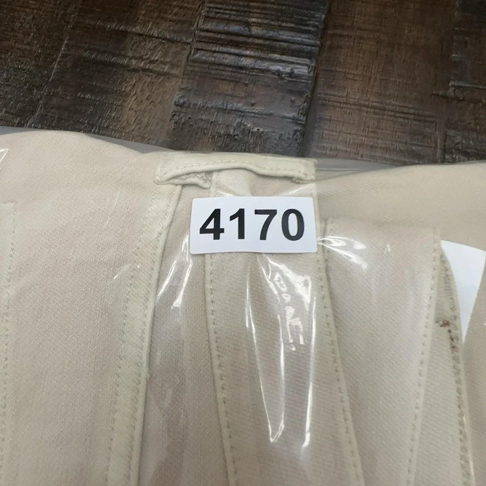 Faherty Mens 36x34 Beige Stretch Terry 5 Pocket Slim Straight Jeans MBF2437